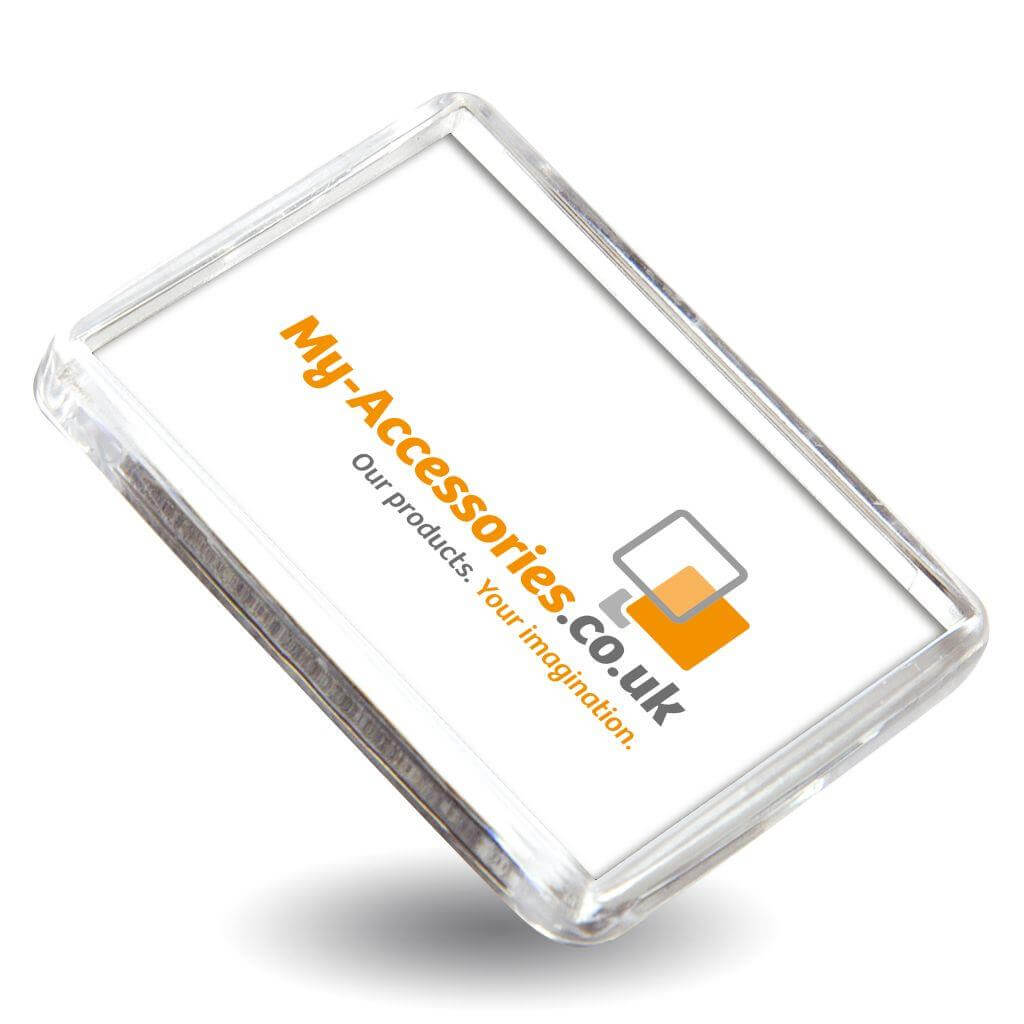 Buy C1 Rectangular Blank Plastic Photo Insert Fridge Magnet - 50 x 35mm - Pack of 50 from £16.20 Online