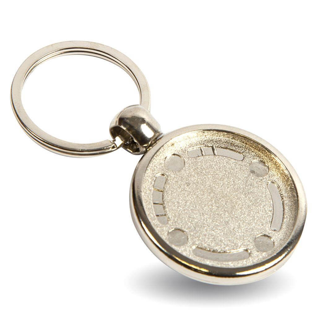 Buy MBK Basketball Round Blank Metal Photo Insert Keyring - 30mm - Pack of 10 from £12.80 Online