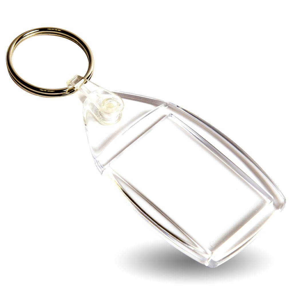Buy P6 Rectangular Blank Plastic Photo Insert Keyring - 35 x 24mm - Individually Bagged - Pack of 10 from £2.85 Online