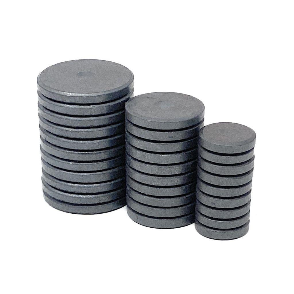 Buy 20mm Round Ferrite Magnet - Pack of 50 from £3.80 Online