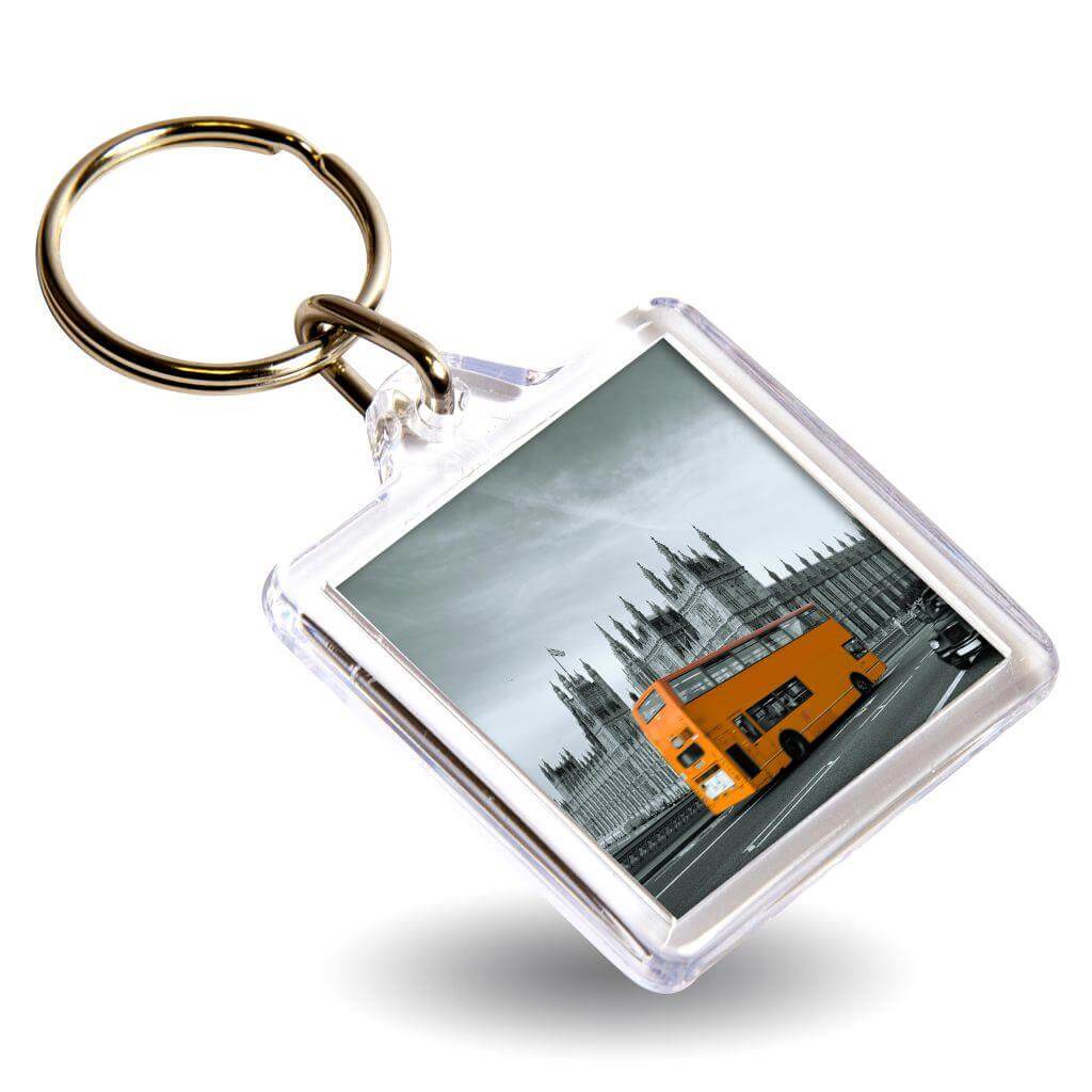 Buy U1 Square Blank Plastic Photo Insert Keyring - 32mm - Pack of 50 from £21.42 Online