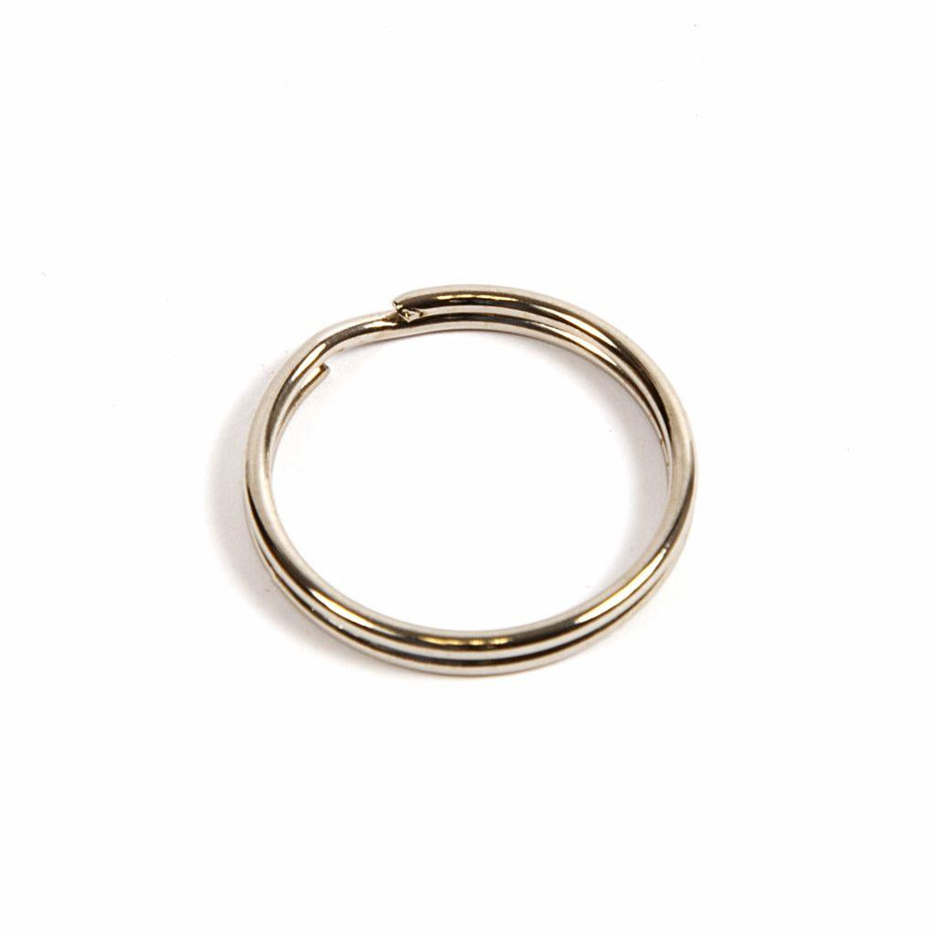 Buy 25mm Nickel Plated Spring Steel Split Ring - Pack of 50 from £4.90 Online