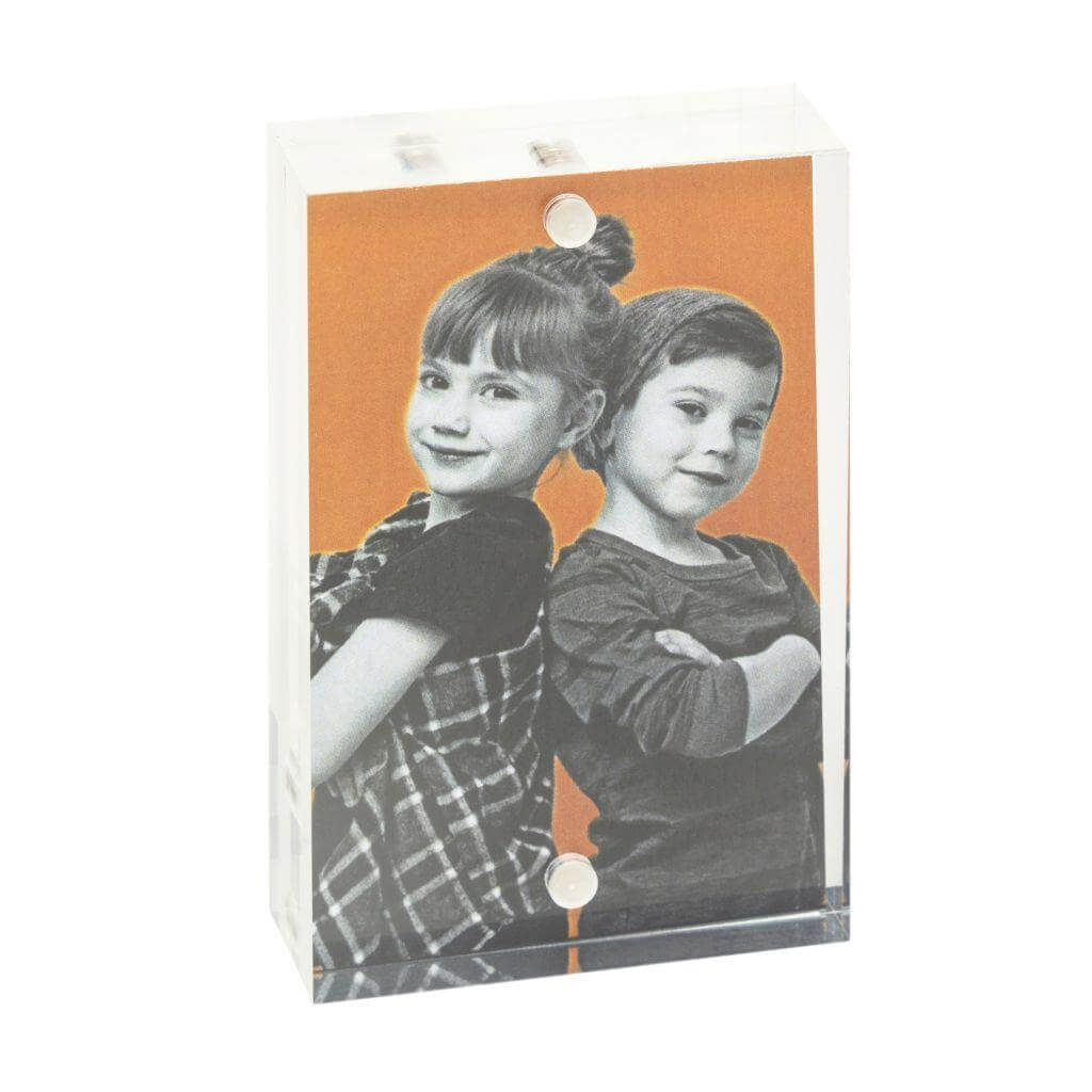 Buy Blank Acrylic Magnetic Photo Frame Block Insert 70 x 45mm (2.7 x 1.7 inch) - Pack of 6 from £24.96 Online