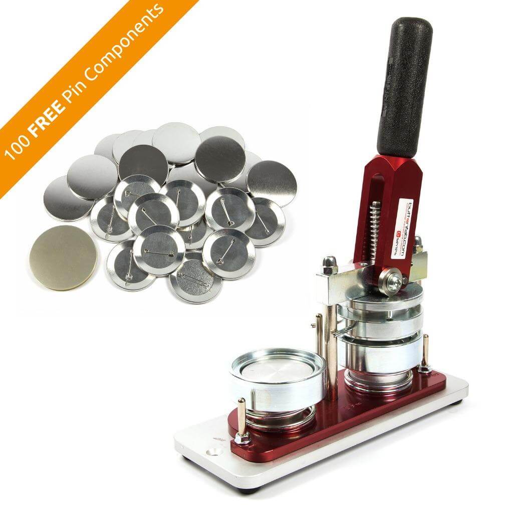 Buy 59mm Round G Series Button Pin Badge Machine - Including 100 Free Pin Back Components from £222.00 Online