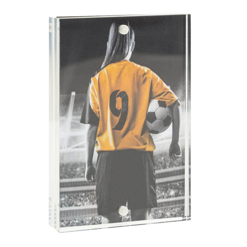 Buy Blank Acrylic Magnetic Photo Frame Block Insert 90 x 60mm (3.5 x 2.3 inch) - Pack of 6 from £30.24 Online
