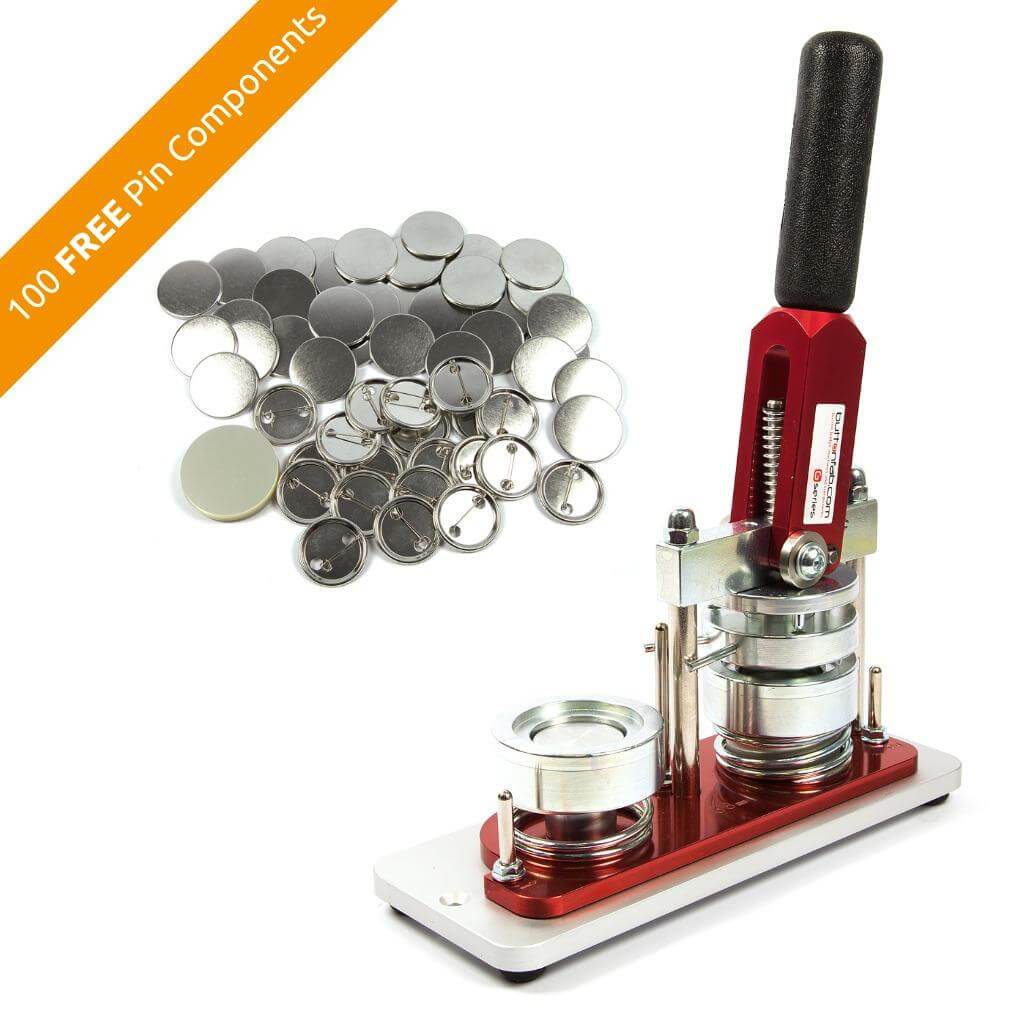 Buy 38mm Round G Series Button Pin Badge Machine - Including 100 Free Pin Back Components from £222.00 Online