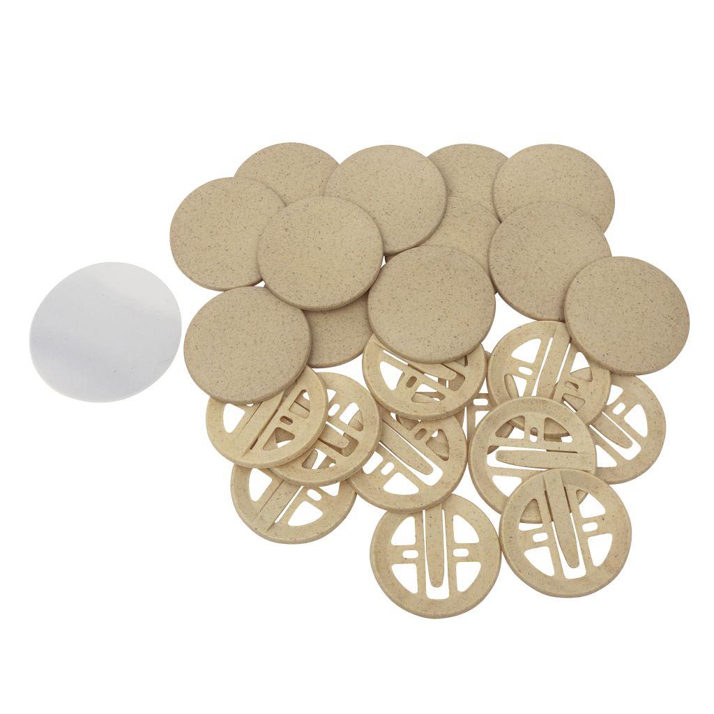 Buy 56mm Round G Series Bio Button Safety Clip Components - Pack of 100 from £74.51 Online