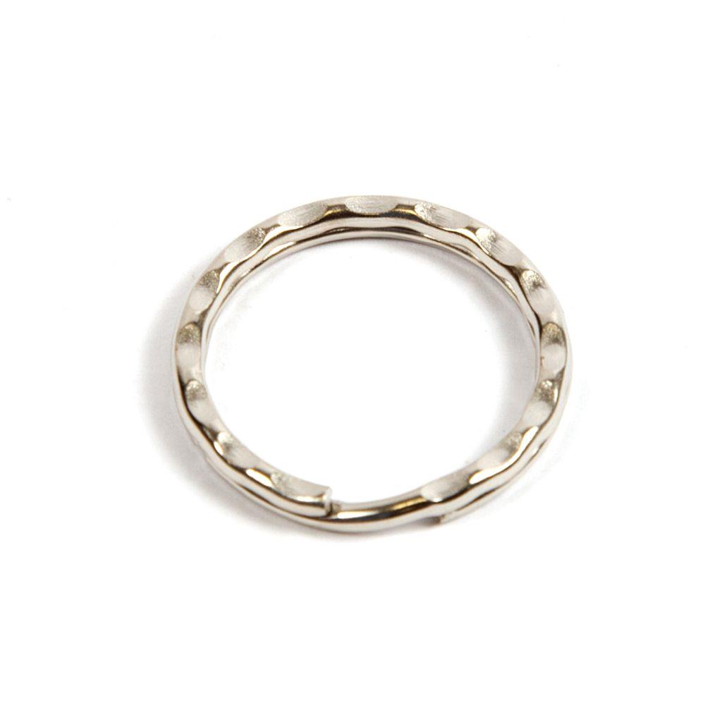 Spring Style Split Ring Buy 25mm Nickel Plated Spring Steel Ripple Split Ring - Pack of 50 Online