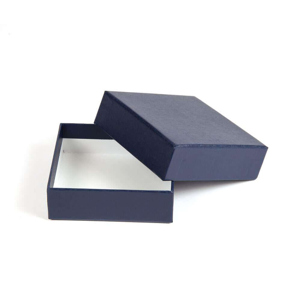 Buy 76 x 76 x 27mm Quality Gift Box - Textured Blue - Pack of 6 from £6.48 Online