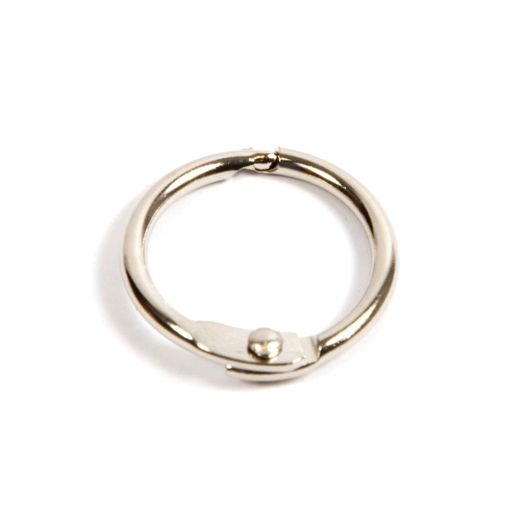 Buy 19mm Nickel Plated Hinged Joining Book Ring - Pack of 50 from £7.56 Online