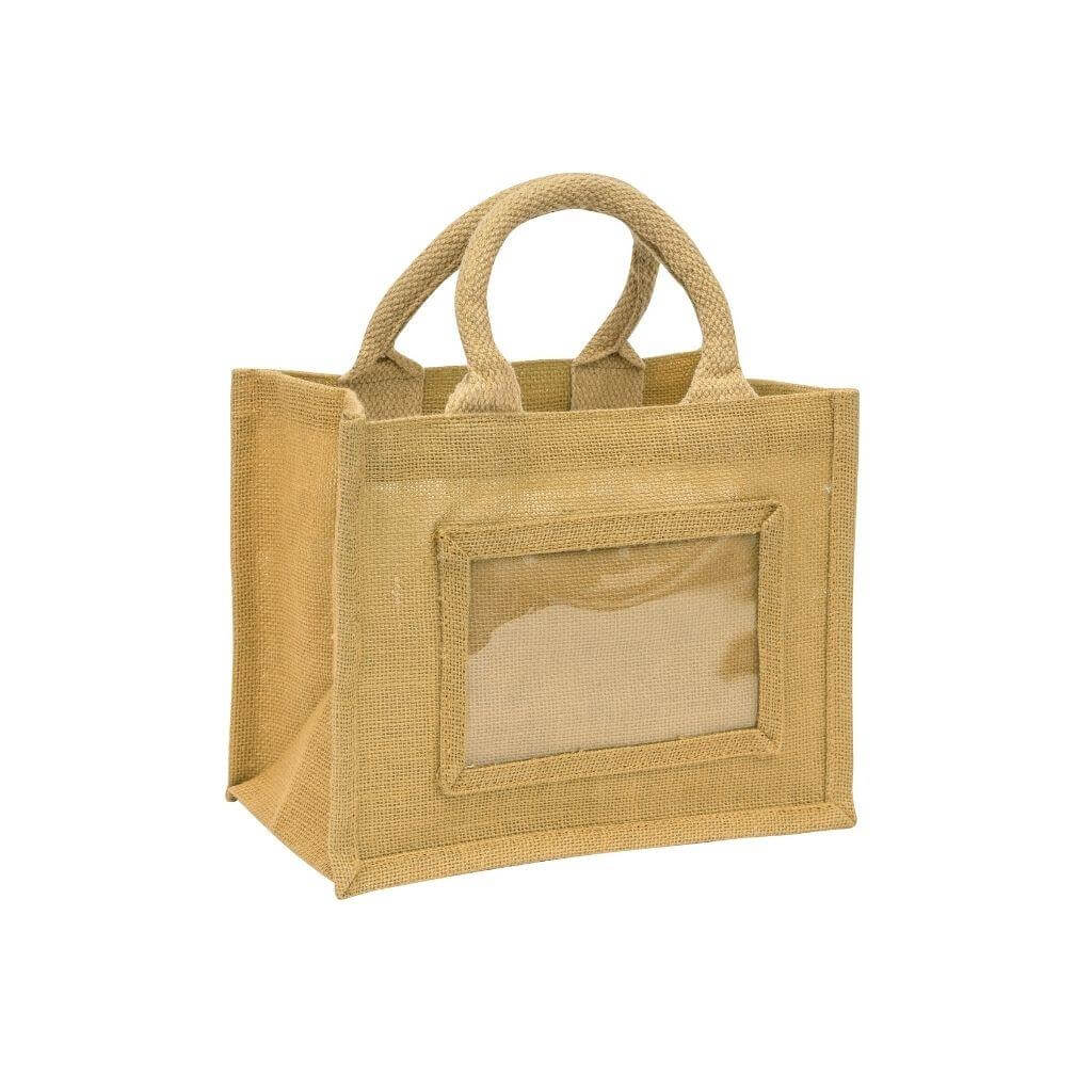 Buy Mini Jute Bag Insert 152 x 102mm (6 x 4 inch) - Pack of 6 from £28.92 Online