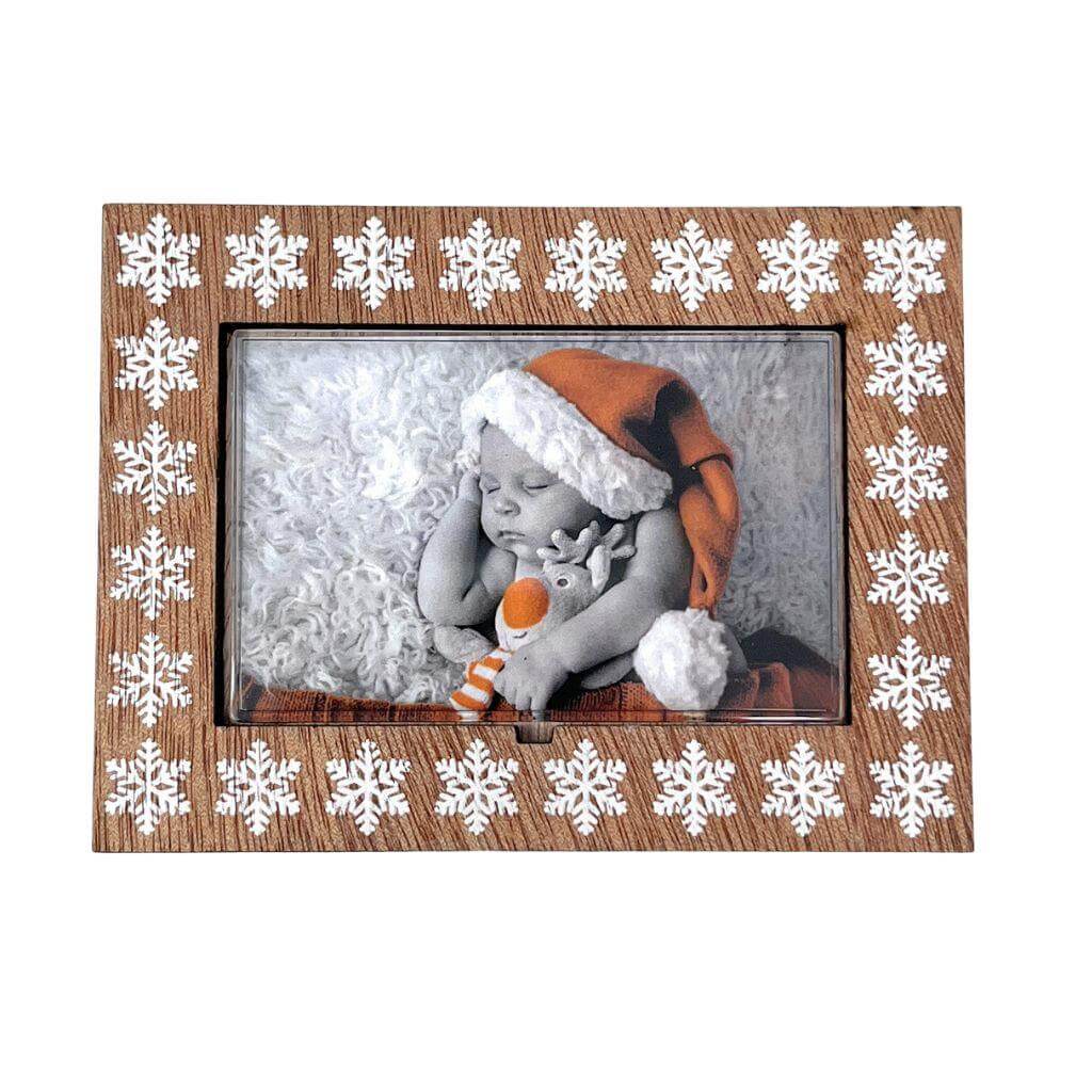 Buy L4 Wooden Christmas Magnet - White Snowflake - Pack of 6 from £25.50 Online