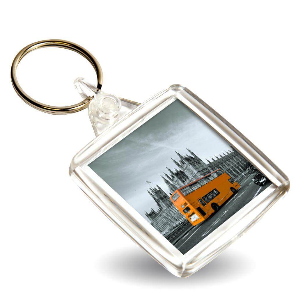 Buy U202 Square Blank Plastic Photo Insert Keyring - 38mm - Pack of 50 from £26.95 Online