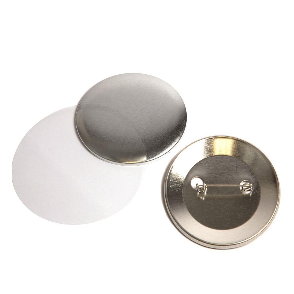 Buy 50mm Round G Series Metal Pin Back Button Badge Components - Pack of 100 from £19.03 Online