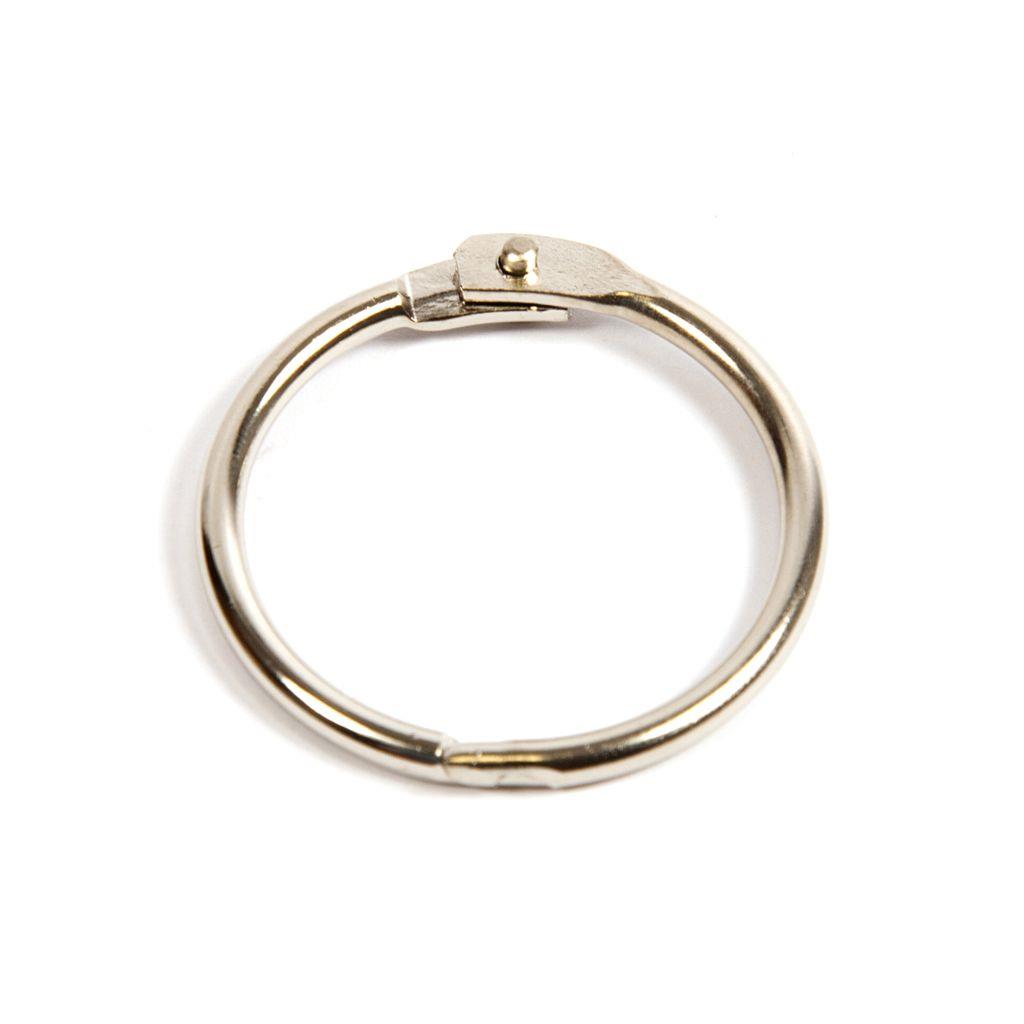 Buy 32mm Nickel Plated Hinged Joining Book Ring - Pack of 50 from £10.40 Online