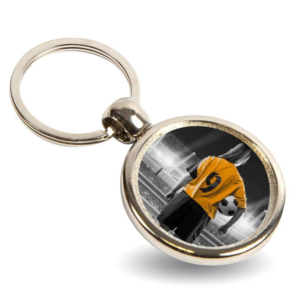 Buy MBK Basketball Round Blank Metal Photo Insert Keyring - 30mm - Pack of 10 from £12.80 Online