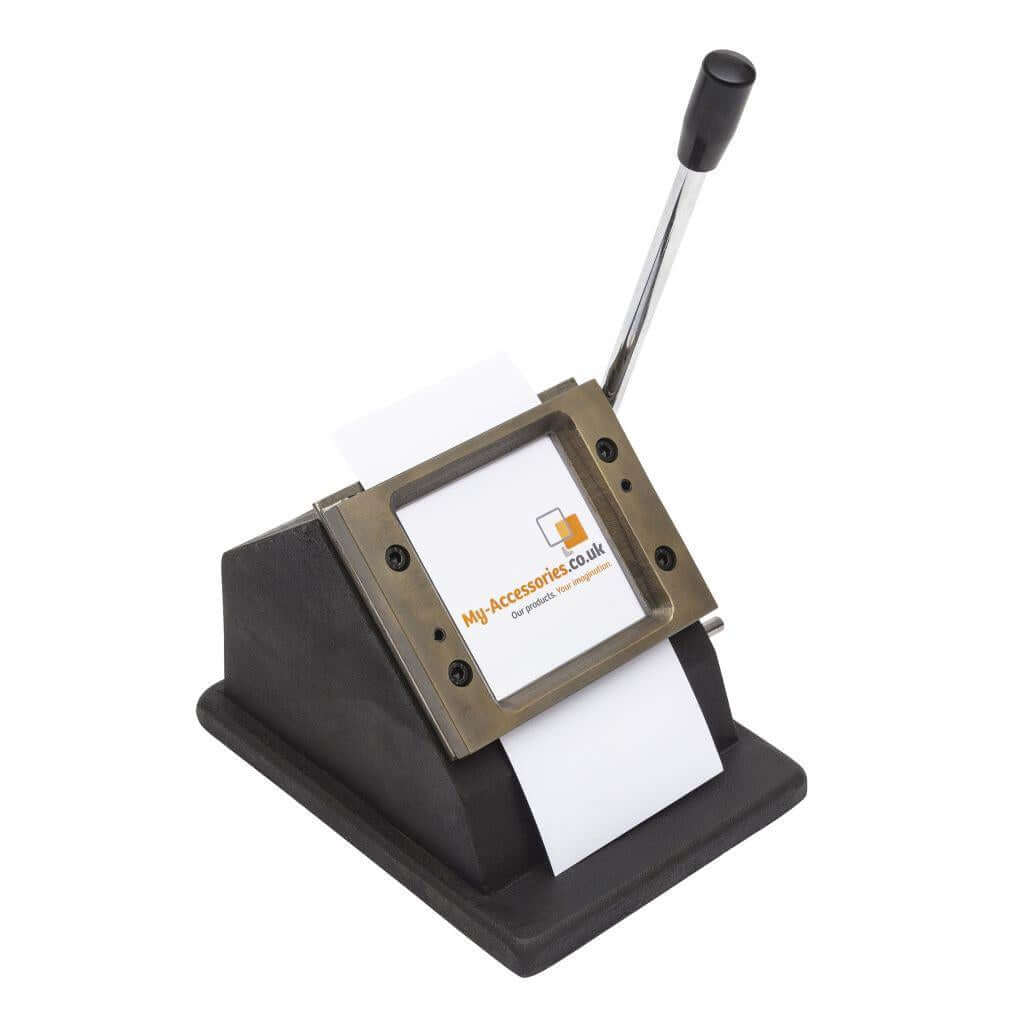 Buy 80mm Square Desktop Photo ID Cutter Punch for CS02, IC03 Coasters from £116.00 Online