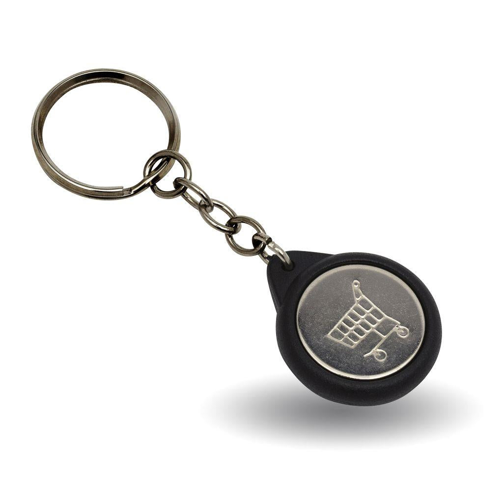 Buy G Series 25mm Badge Keyring With Trolley Coin - Pack of 100 from £90.61 Online