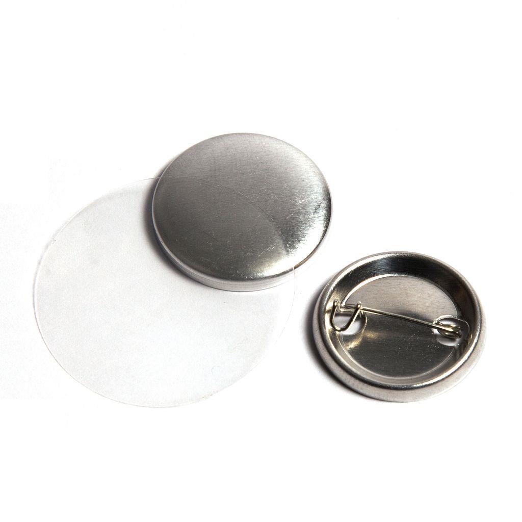 Buy 31mm Round G Series Metal Pin Back Button Badge Components - Pack of 100 from £18.02 Online