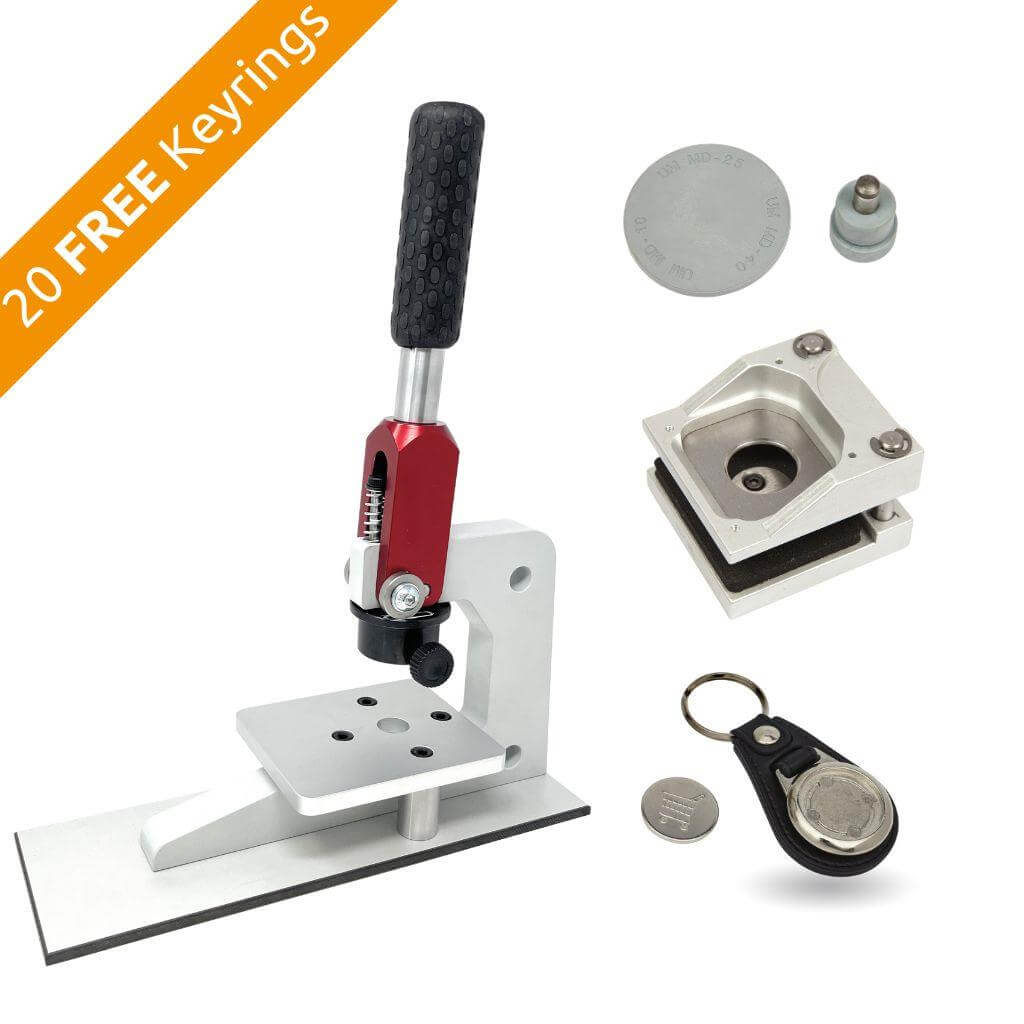 Buy MD25-COIN-KEYRING Starter Pack. Includes Machine, Cutter, Assembly Tool and 20 Free Keyrings from £240.00 Online
