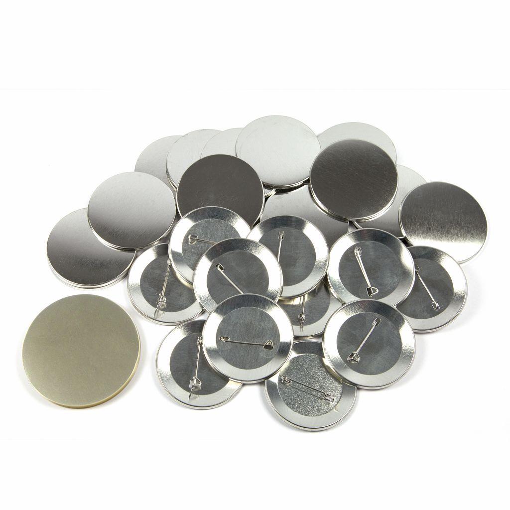 Buy 59mm Round G Series Metal Pin Back Button Badge Components - Pack of 100 from £20.52 Online