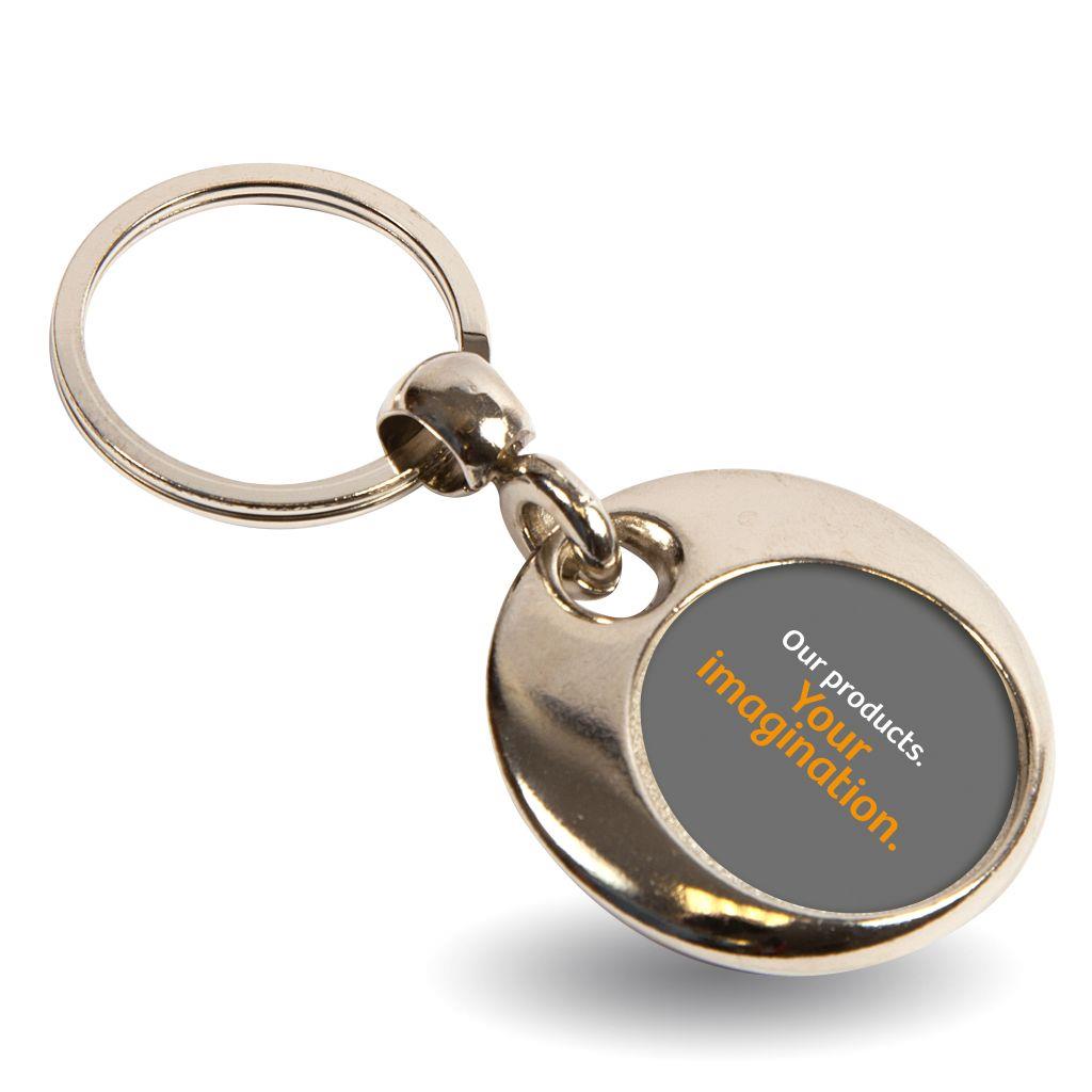 Buy MT-25D Round Blank Metal Photo Insert Keyring - 25mm - Pack of 10 from £12.80 Online
