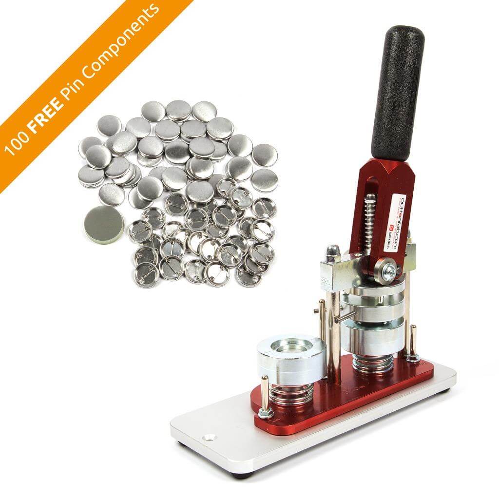 Buy 25mm Round G Series Button Pin Badge Machine - Incl 100 Pin Back Components Free of Charge from £222.00 Online