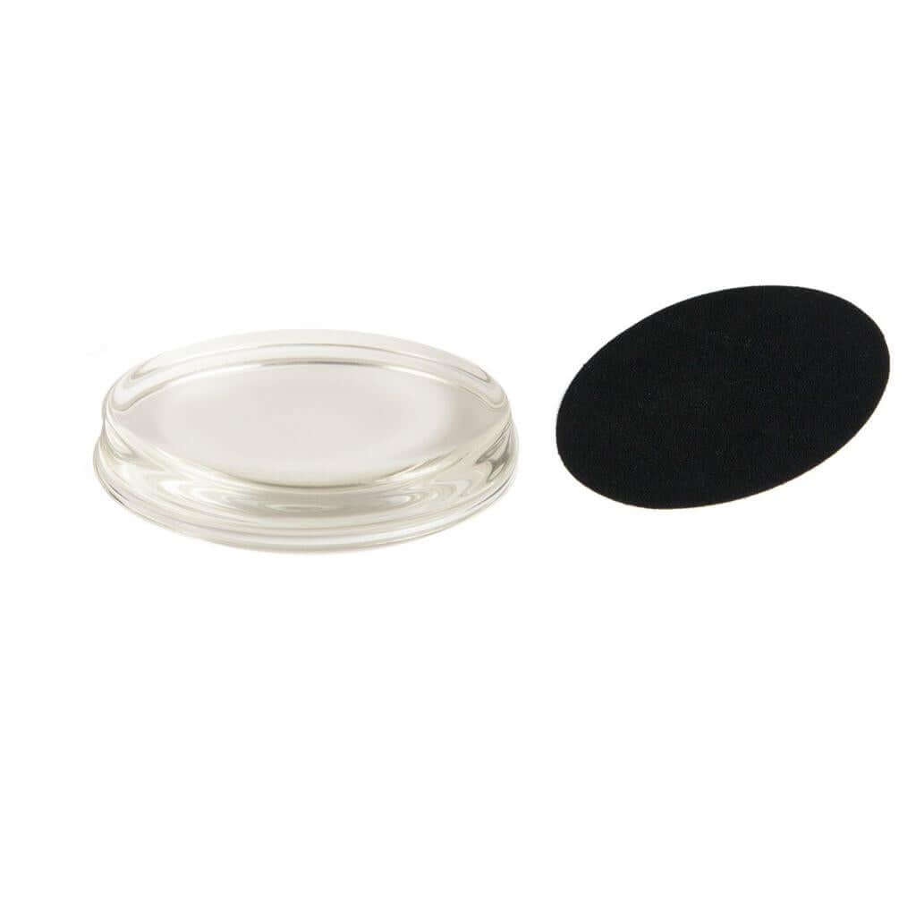 Buy Oval 100 x 70mm Glass Paperweight + felt base - Insert Size 93 x 60mm - Pack of 6 from £35.28 Online