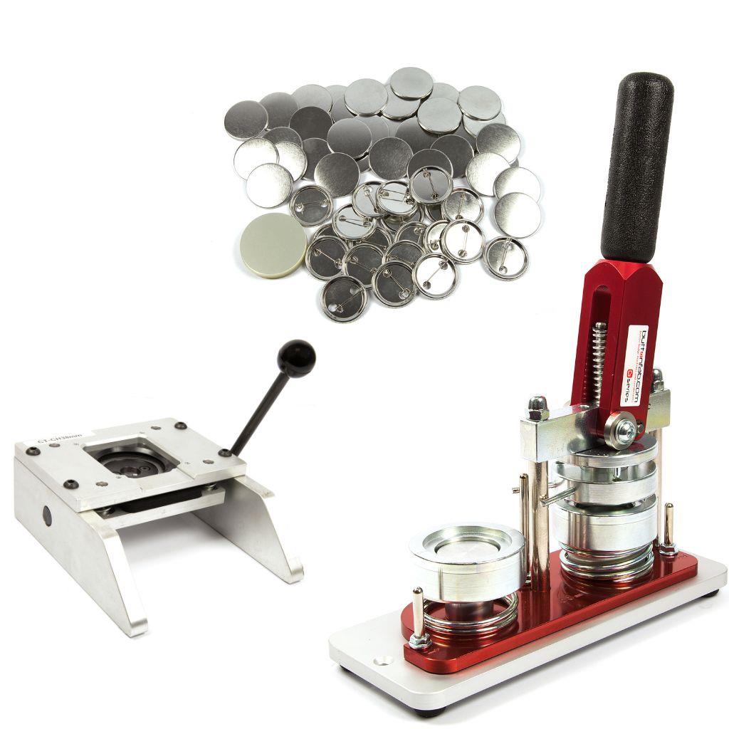 38mm Round G Series Button Pin Badge Machine - Including 100 Free Pin Back Components online uk