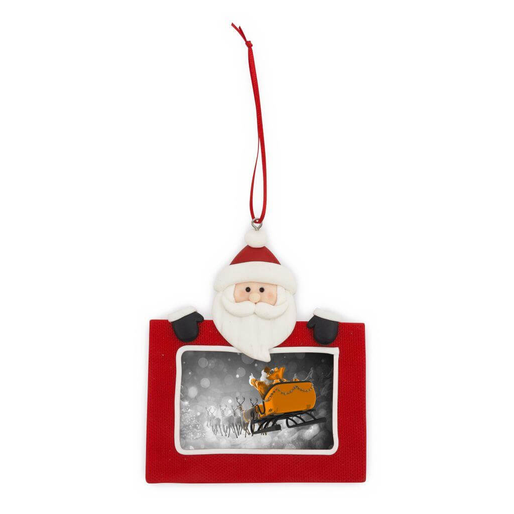 Buy 70 x 45mm Blank Father Christmas Santa Tree Ornament - Pack of 6 from £14.70 Online