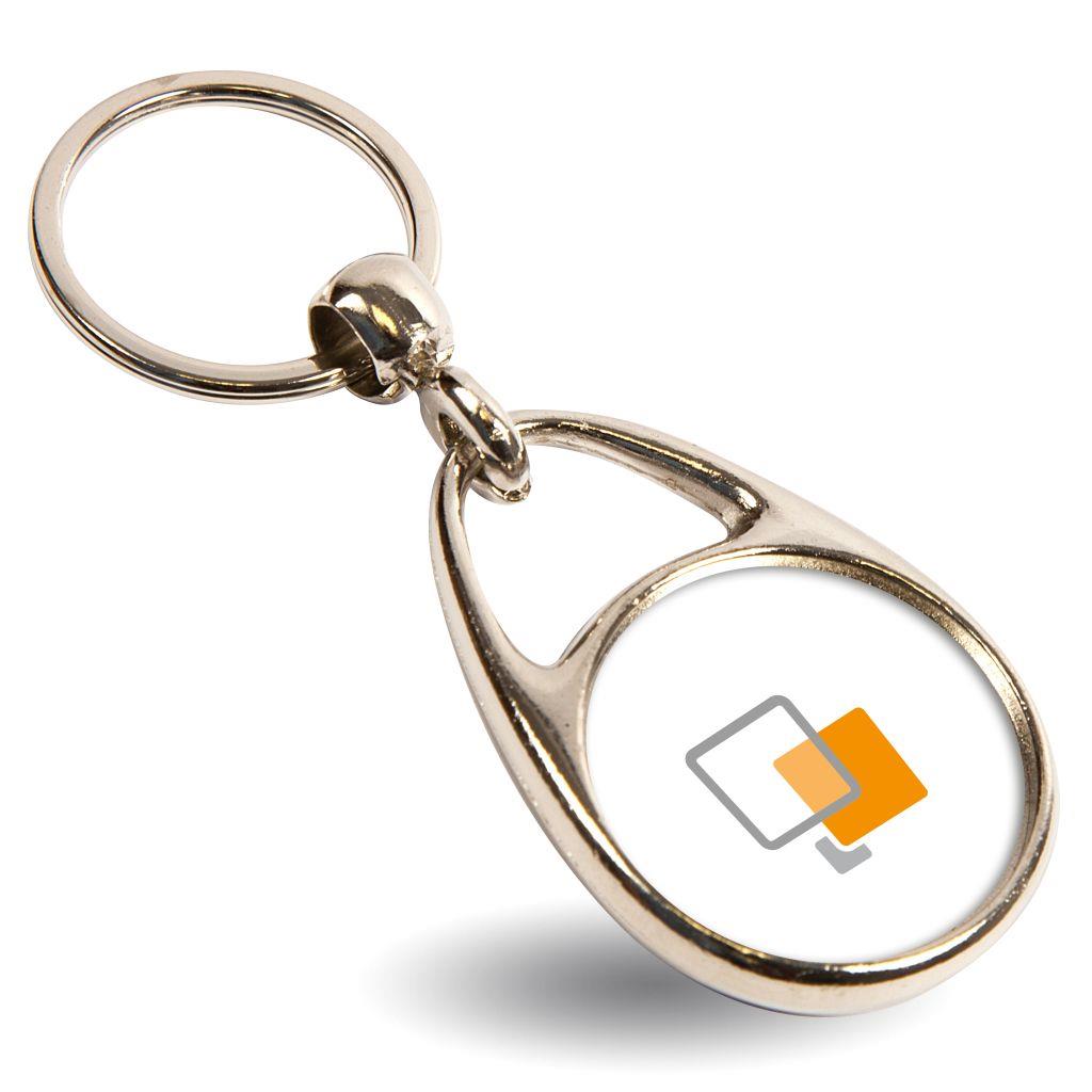 Buy MS-30D Round Blank Metal Photo Insert Keyring - 30mm - Pack of 10 from £12.80 Online