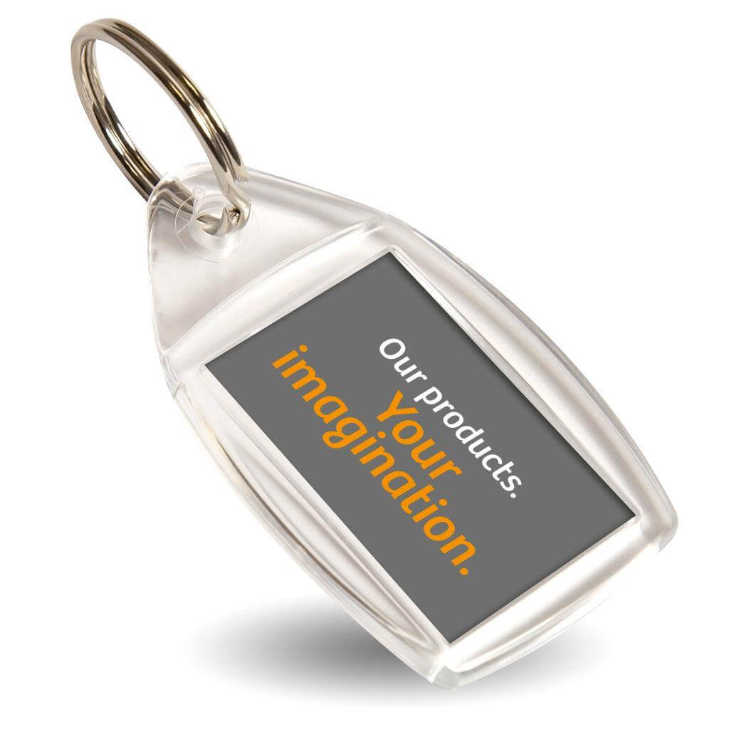 Buy P5 Individually Bagged Blank Keyring Insert - 35 x 24mm - Pack of 10 from £2.80 Online