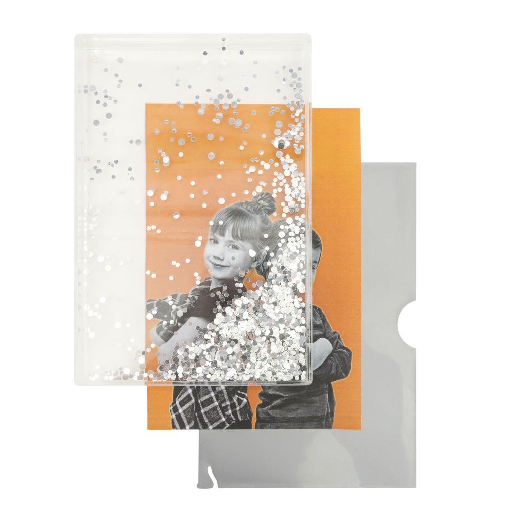 Blank Glitter Photo Block Frame Insert 152 x 102mm (6 x 4 inch) - Pack of 6 online uk