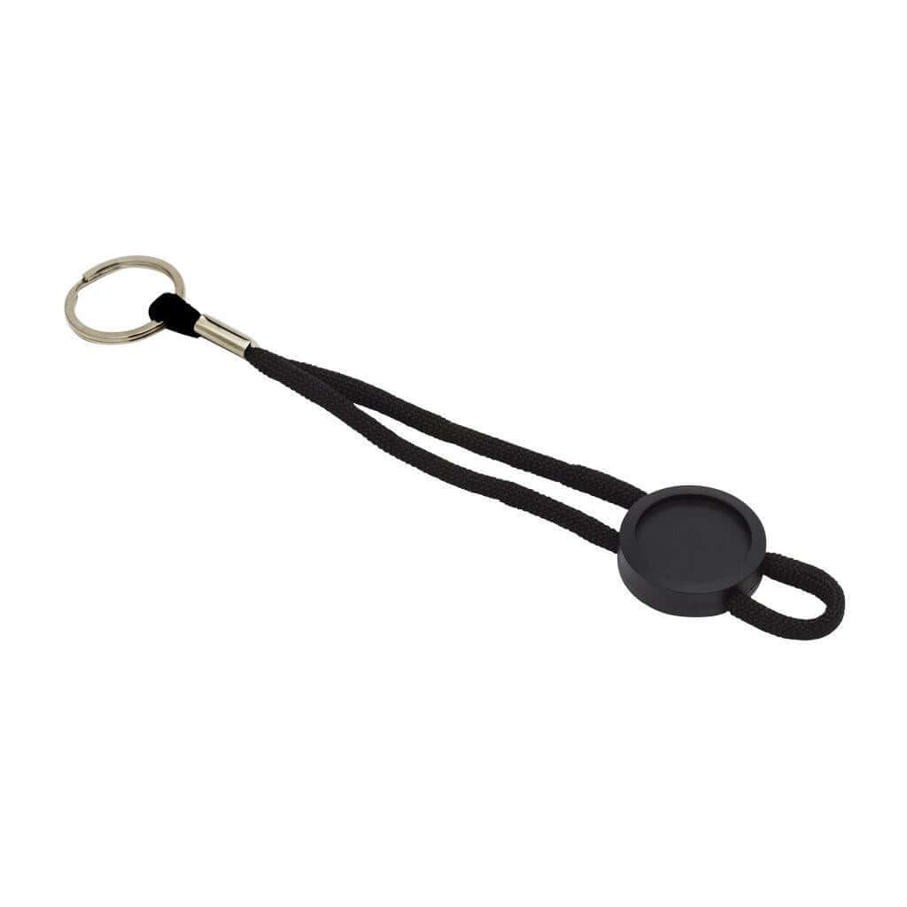 Buy Blank 25mm Insert Keyring With Wrist Strap - Pack of 10 from £15.69 Online