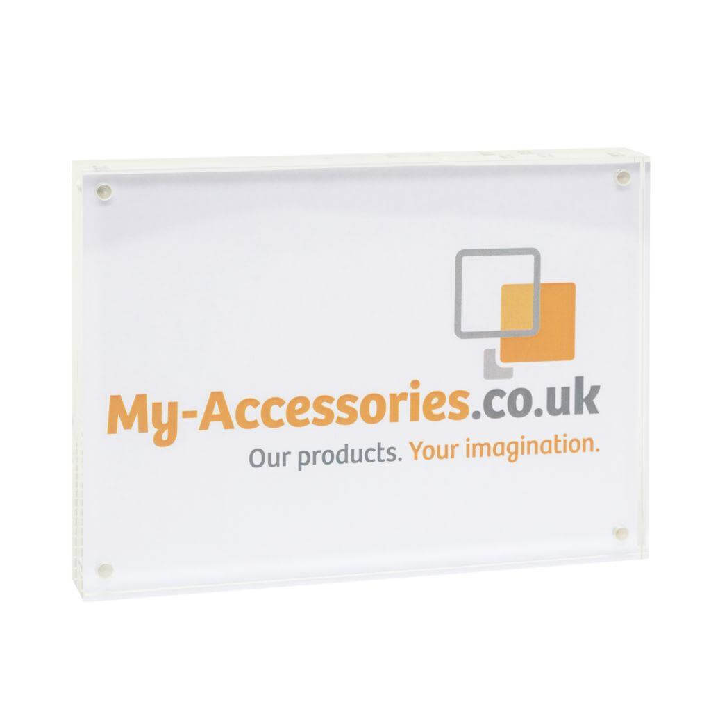 Buy Blank Acrylic Magnetic Photo Frame Block Insert 178 x 127mm (7 x 5 inch) - Pack of 6 from £85.20 Online