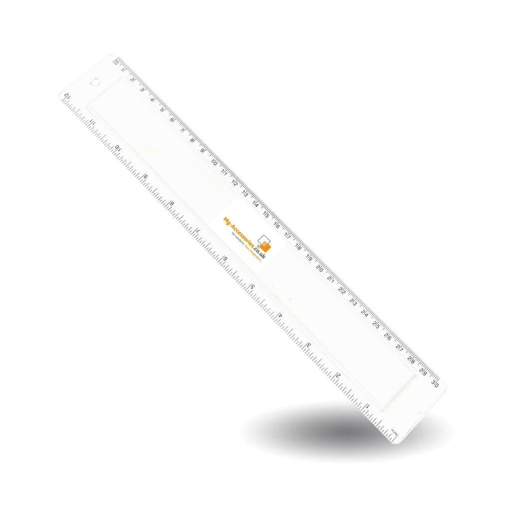 Ruler Insertable 30cm Ruler Insert Blanks (Pack of 10) – My Accessories