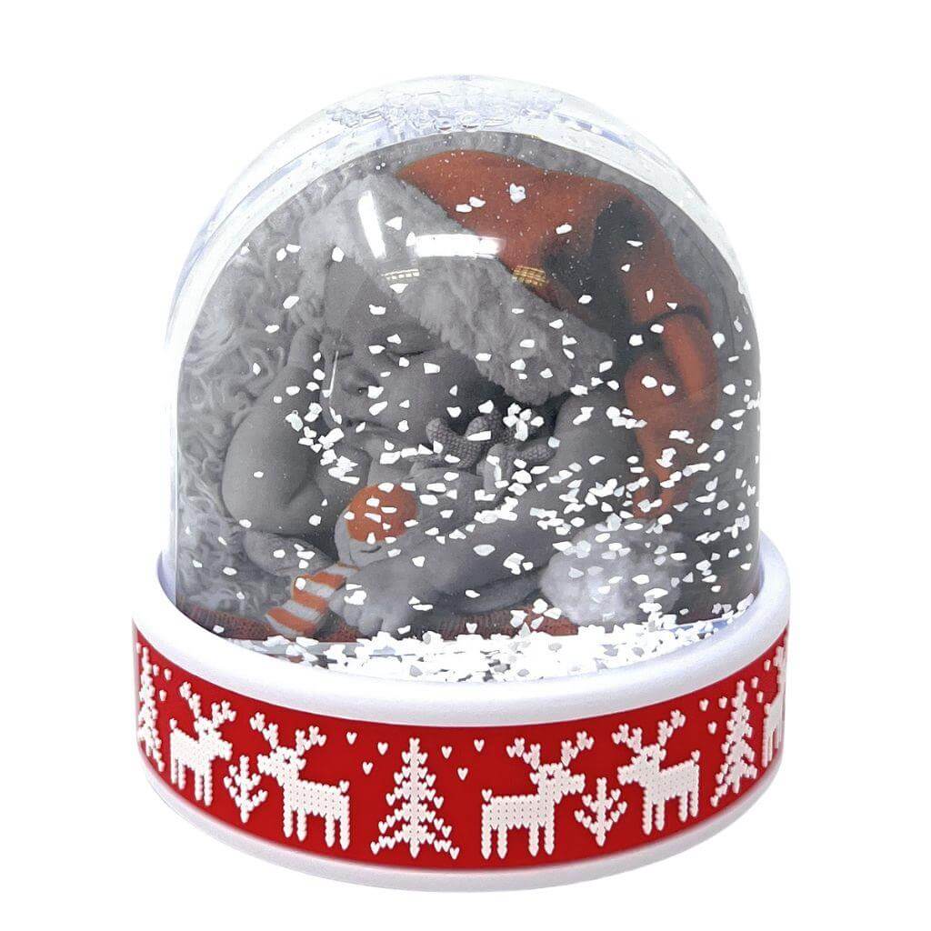 Buy 70 x 62mm Blank Red Reindeer Snow Dome - Pack of 6 from £30.78 Online