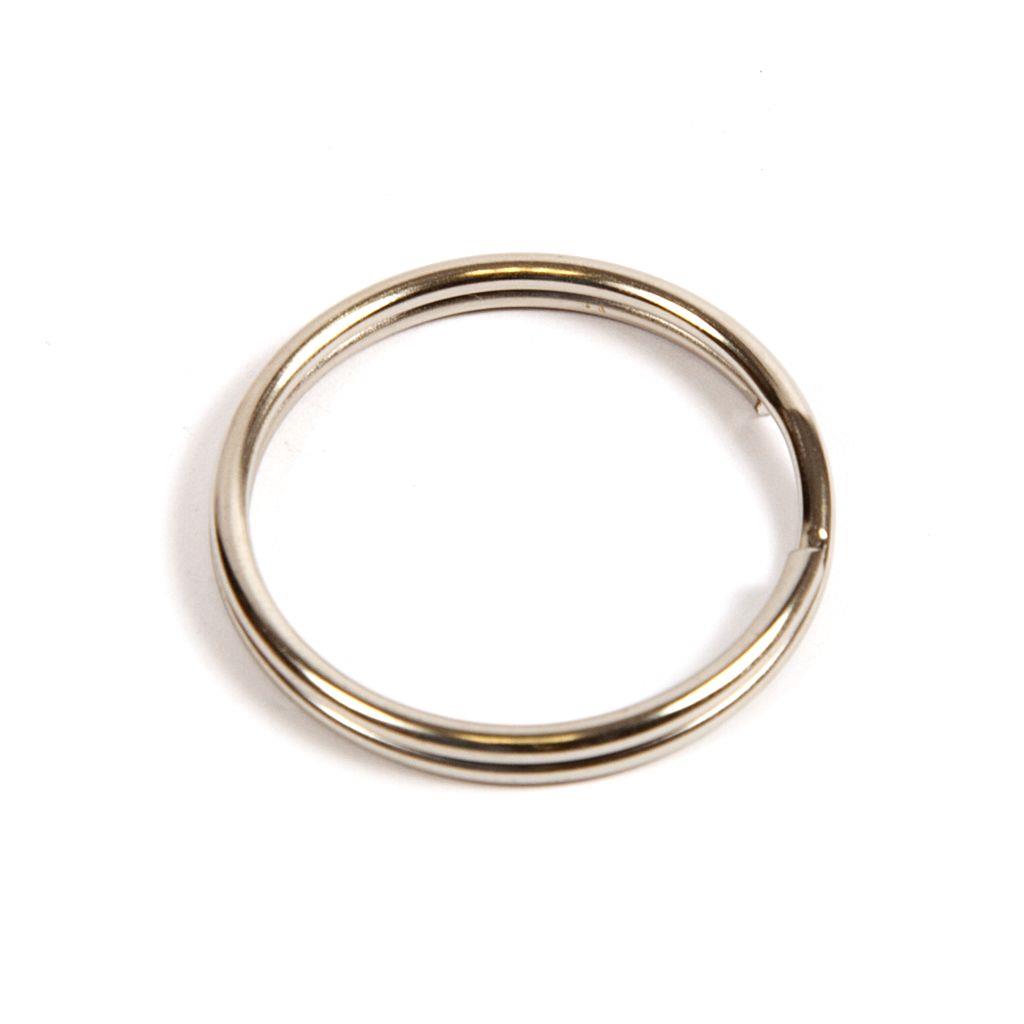 Buy 30mm Nickel Plated Spring Steel Split Ring - Pack of 50 from £5.51 Online