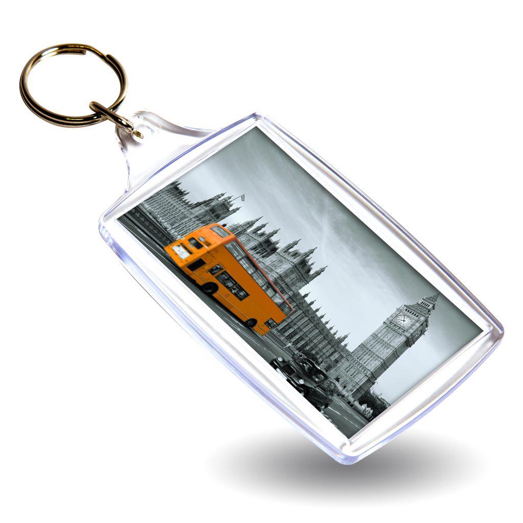 Buy L4 Rectangular Blank Plastic Photo Insert Keyring - 70 x 45mm - Pack of 50 from £19.80 Online