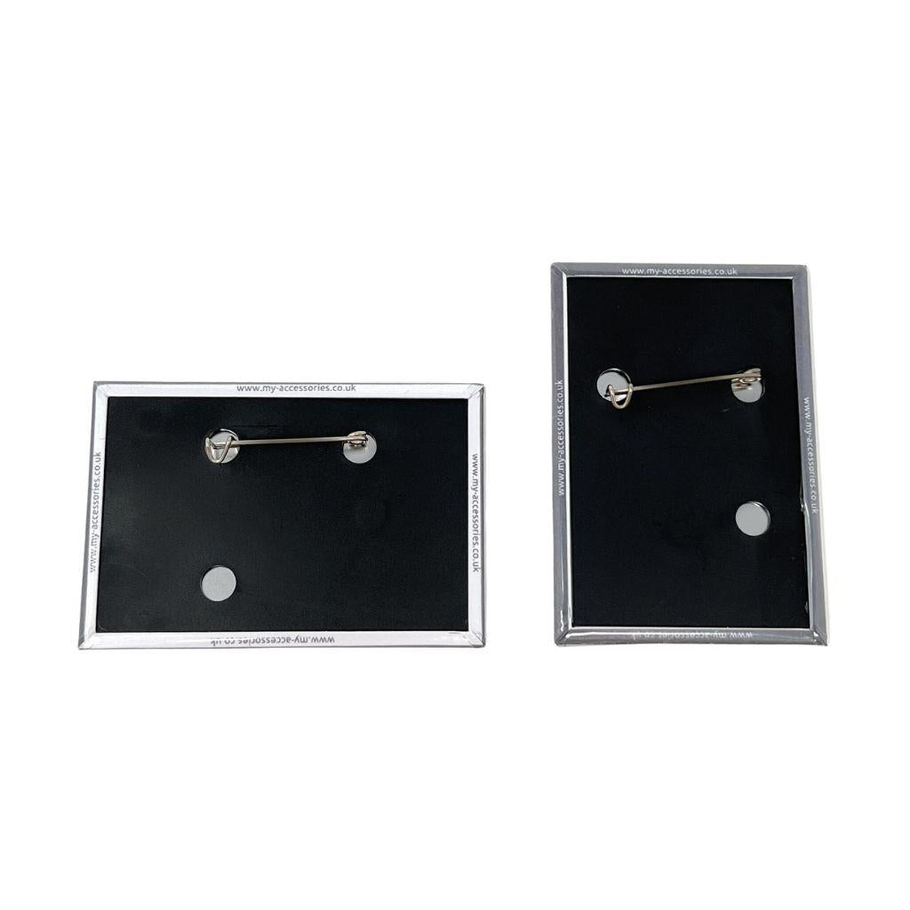 Buy 79 x 54mm G Series Horizontal Pin Back Components - Pack of 100 from £40.84 Online