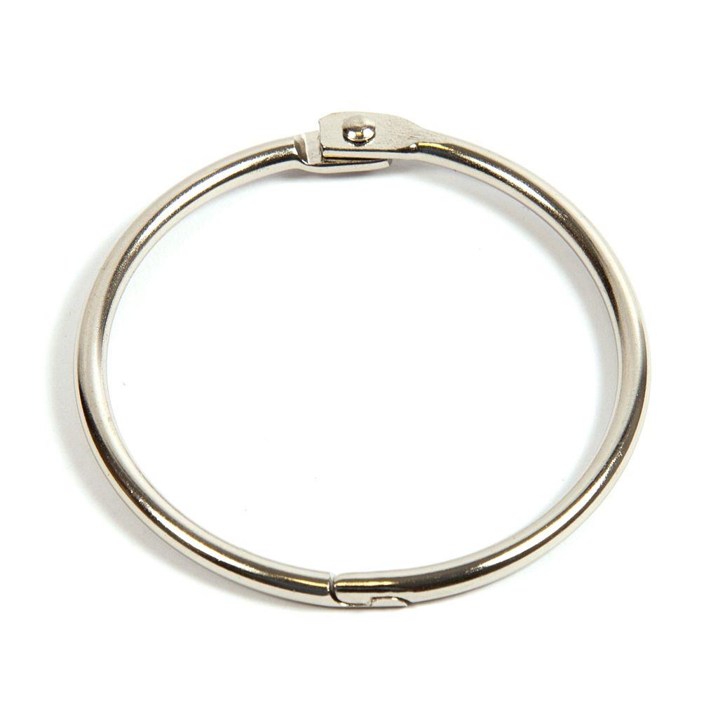 Buy 51mm Nickel Plated Hinged Joining Book Ring - Pack of 50 from £17.13 Online
