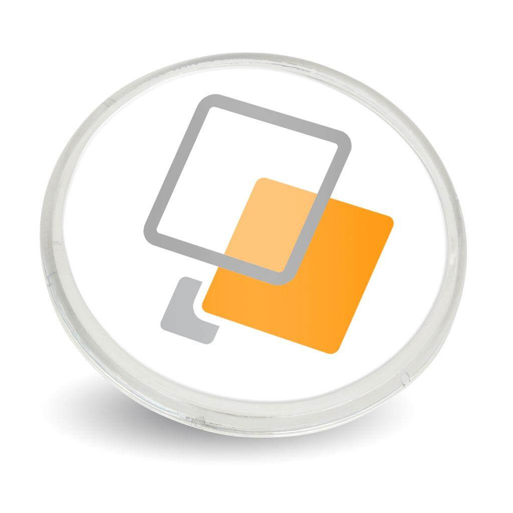 Buy CR02 Round Blank Plastic Photo Insert Coaster - 80mm - Pack of 10 from £6.80 Online