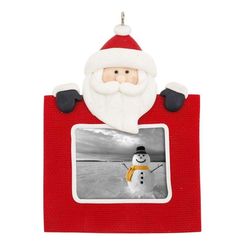 Buy Blank Santa Christmas Tree Ornament Insert Size 45 x 35mm - Pack of 6 from £16.92 Online