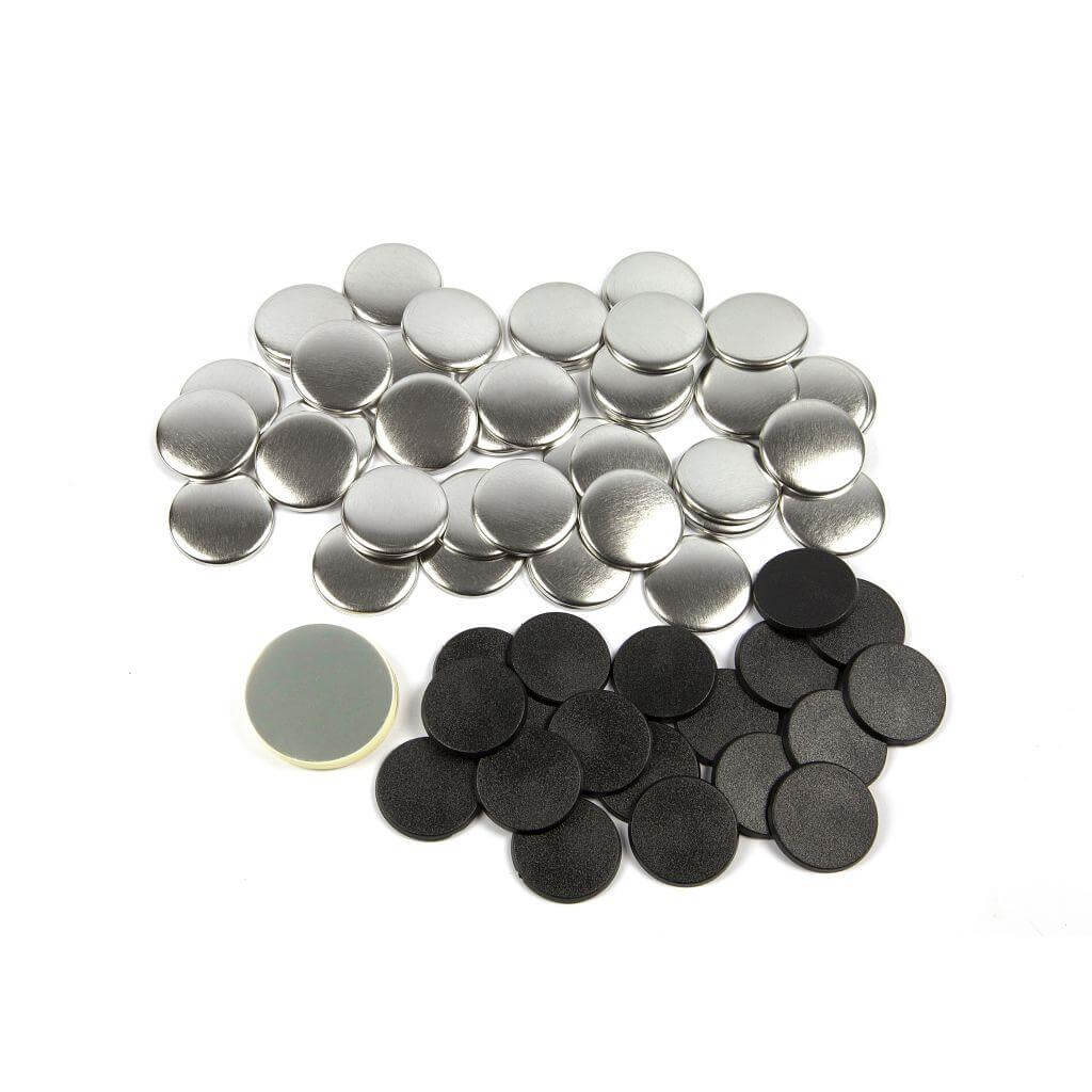 1 1/4 inch (32mm) Round USA T Series Magnetic Button Badge Components