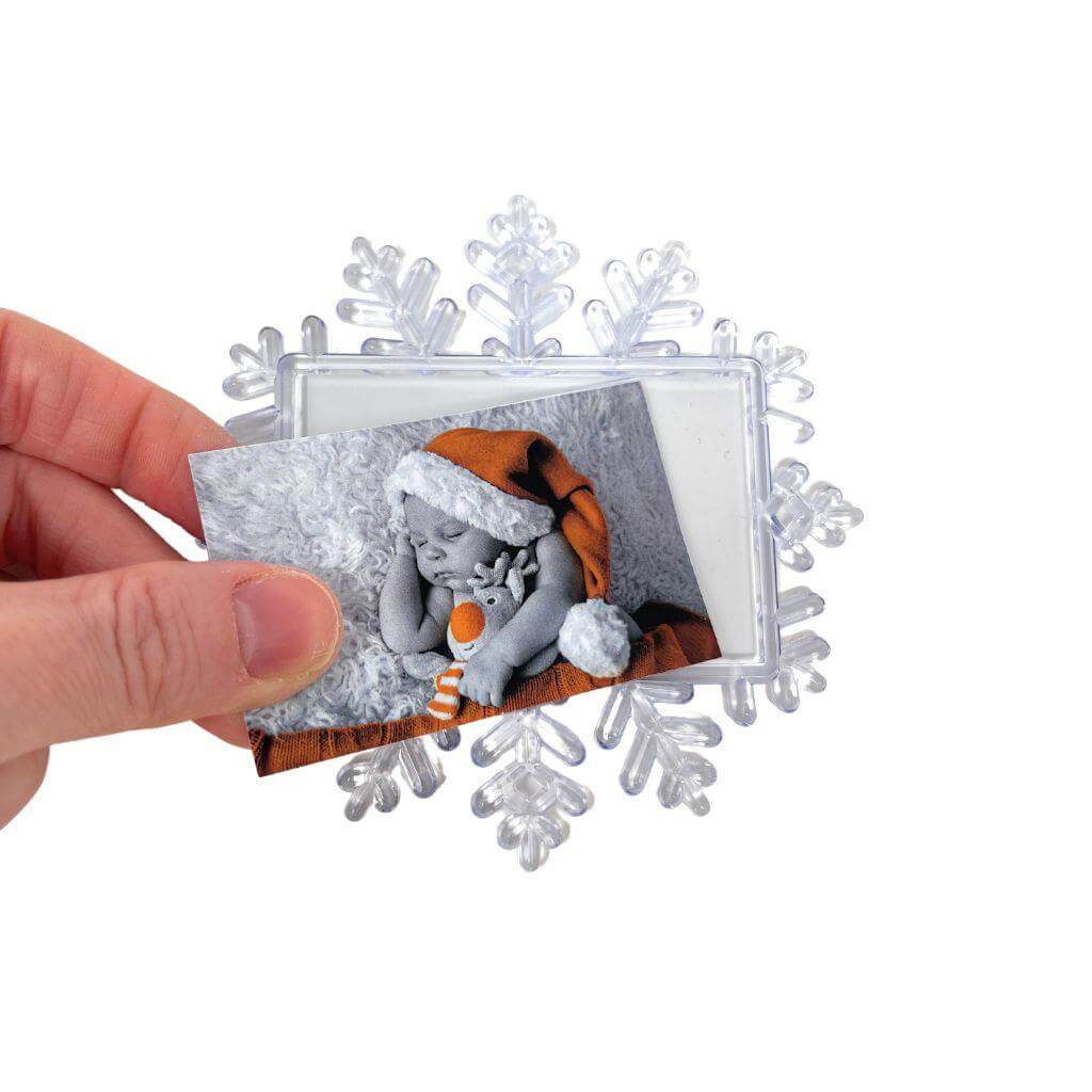 Buy 70 x 45mm Snowflake Decoration with String - Pack of 10 from £10.90 Online