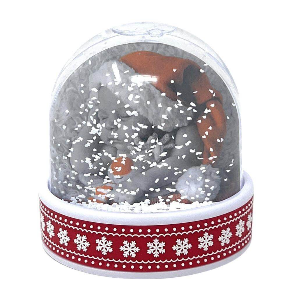 Buy 70 x 62mm Blank Red Snowflake Snow Dome - Pack of 6 from £30.78 Online