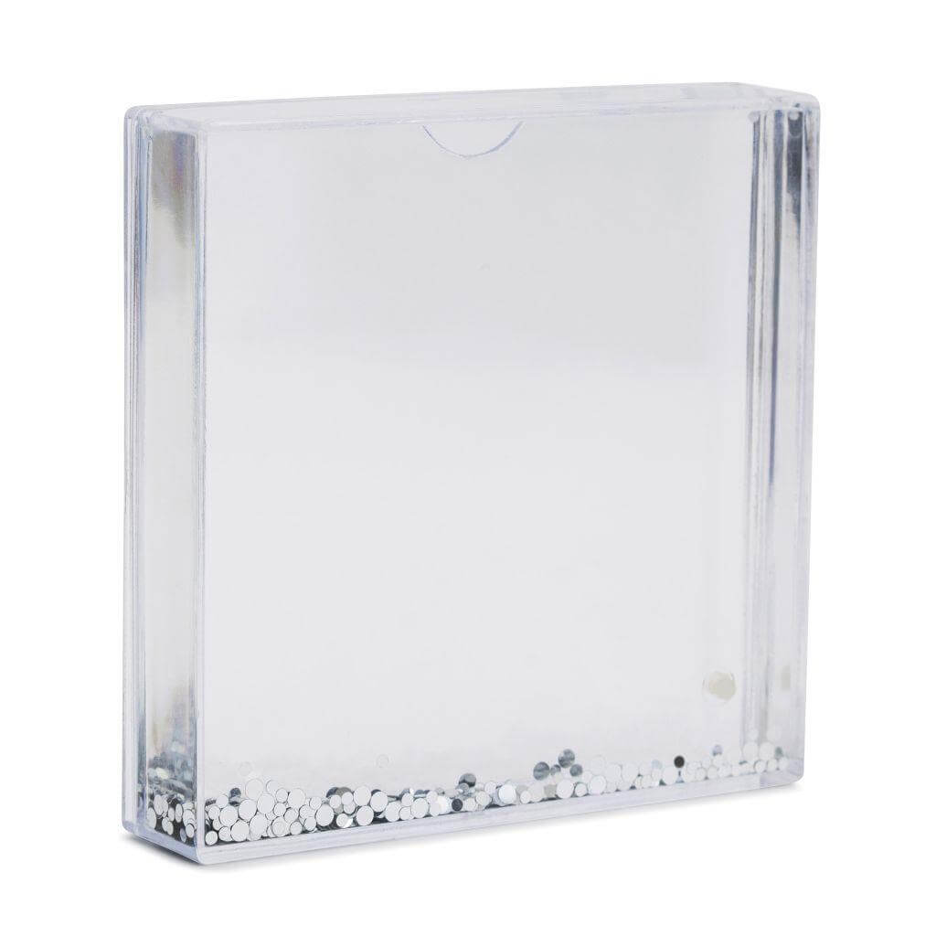 Buy Blank Glitter Photo Block Frame Insert 102 x 102mm (4 x 4 inch) - Pack of 6 from £32.40 Online