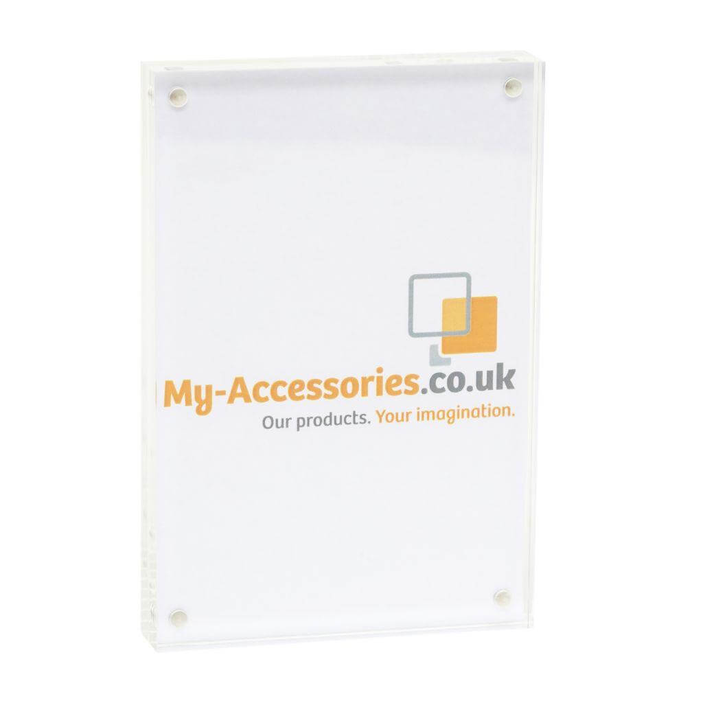 Buy Blank Acrylic Magnetic Photo Frame Block Insert 152 x 102mm (6 x 4 inch) - Pack of 6 from £56.70 Online