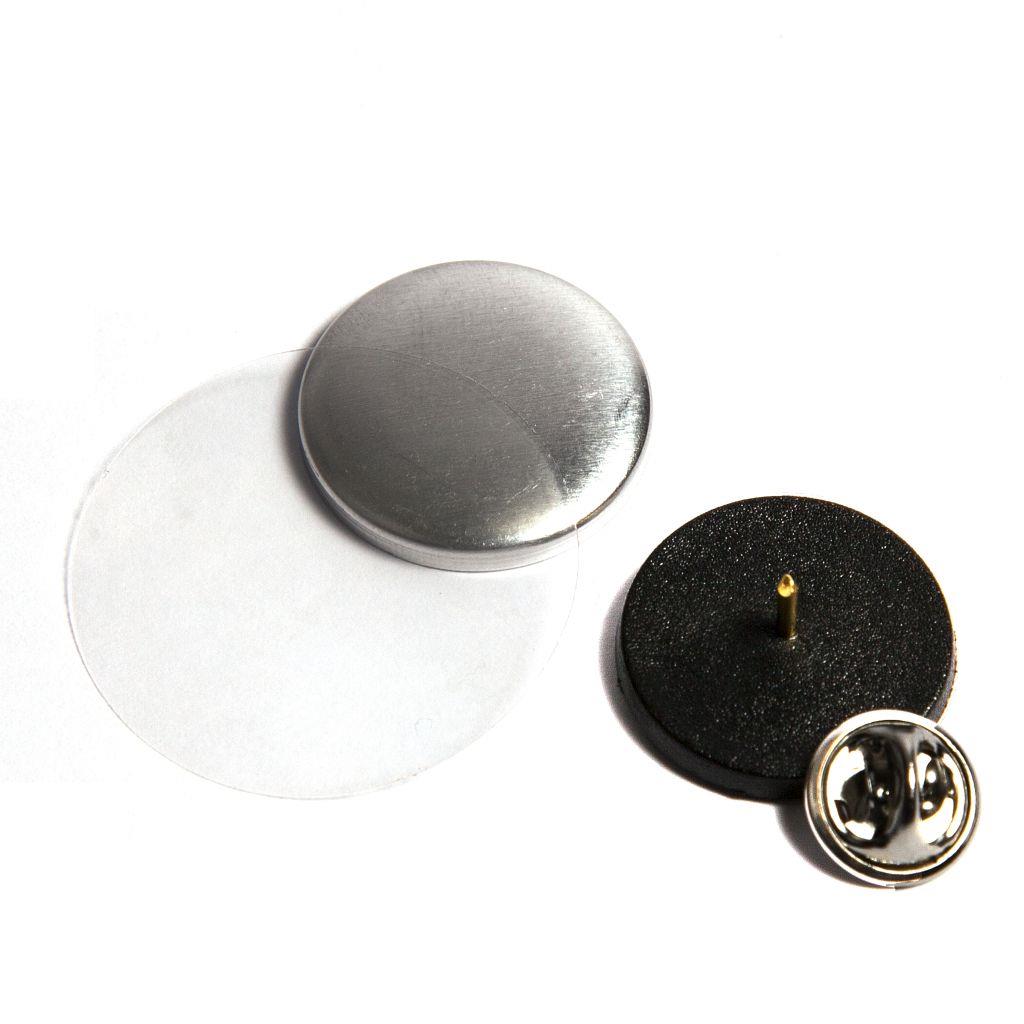 Buy 25mm Round G Series Clutch Butterfly Button Badge Components - Pack of 100 from £22.02 Online