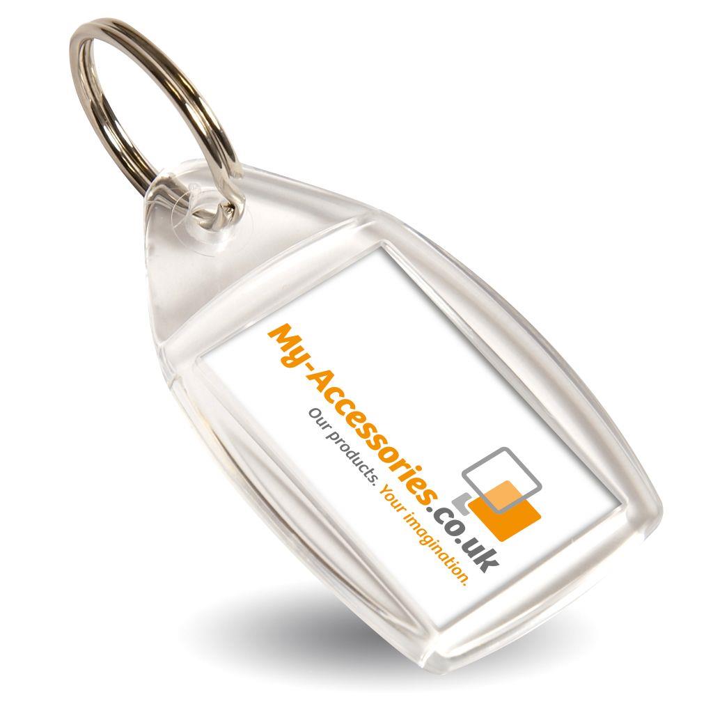 Buy P5 Rectangular Blank Plastic Photo Insert Keyring - 35 x 24mm - Pack of 50 from £11.22 Online